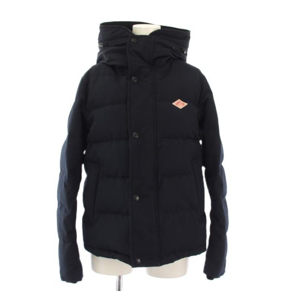 ダントン DANTON ダウンジャケット フーディ 36 ネイビー JD-8931 /KH