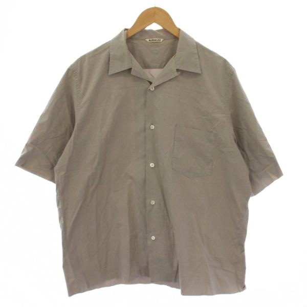 AURALEE 2019SS 新作 完売 ノースリーブシャツ ストライプ 柄 AURALEE（オーラリー）の「AURALEE / ストライプノースリーブシャツ