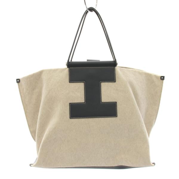 美品✨IACUCCIイアクッチ　キャンバス×レザー　トート　ソルベット L vectorpremium_081-102603230077