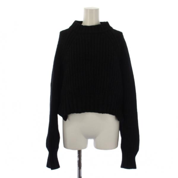 サカイ sacai 21AW ニット セーター 長袖 再構築 ドッキング ケーブル