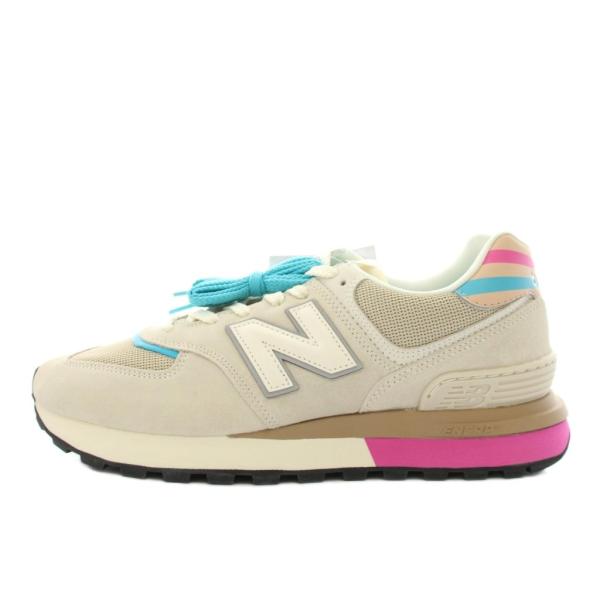 ニューバランス NEW BALANCE U574LGSA サガンとす Sagan Tosu スニーカー シューズ スエード US10 グレー ピンク /YT メンズ