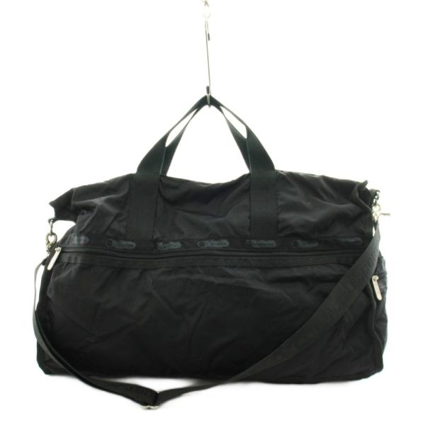 【美品】LESPORTSAC ボストンバッグ ショルダーバッグ 2way 黒 LeSportsac（レスポートサック） ボストンバッグ ハンドバッグ