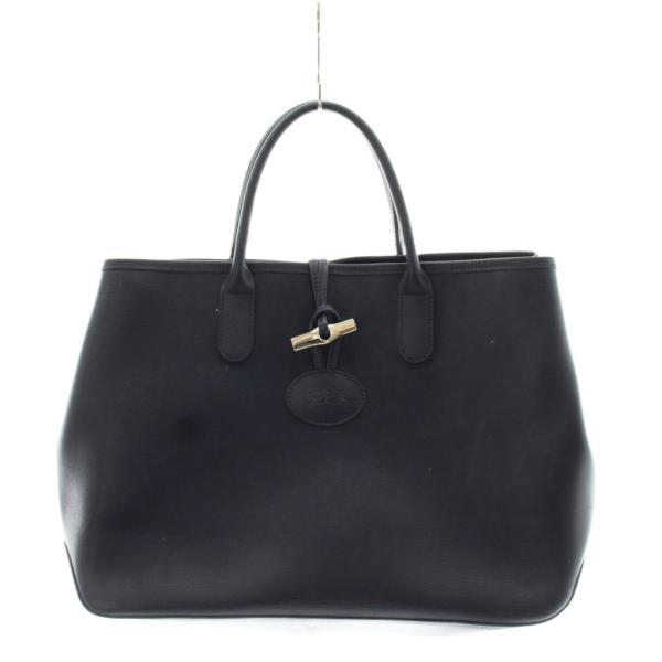 LONGCHAMP（ロンシャン） ロゾ ハンドバッグ トートバッグ レザー 紺