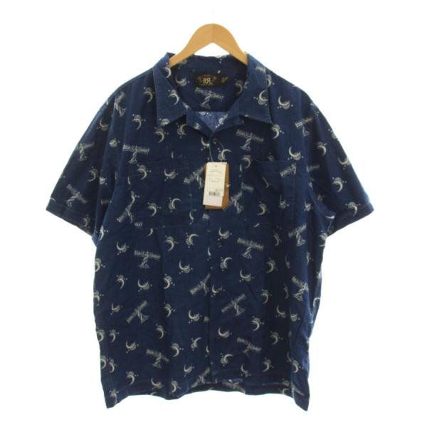 ラルフローレン RRL ダブルアールエル インディゴ ポロシャツ 新品 未使用 未使用品 ダブルアールエル RRL ラルフローレン 24AW ライトハウス