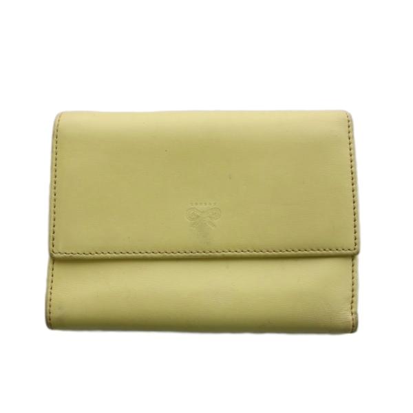 アニヤハインドマーチ ANYA HINDMARCH 財布 3つ折り 小銭入れ レザー