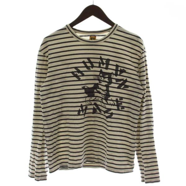 ヒューマンメイド HUMAN MADE Tシャツ カットソー M アイボリー 紺