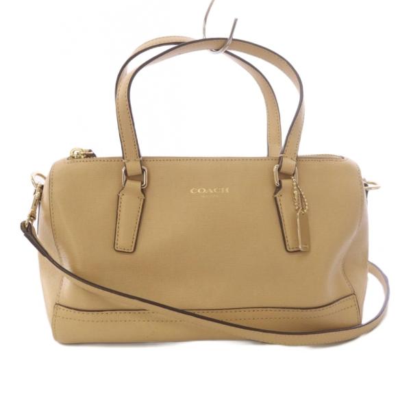 COACH コーチレザー ワンショルダーバッグ ハンドバッグ Y2K COACH（コーチ） ハンドバッグ ショルダーバッグ レザー ベージュ
