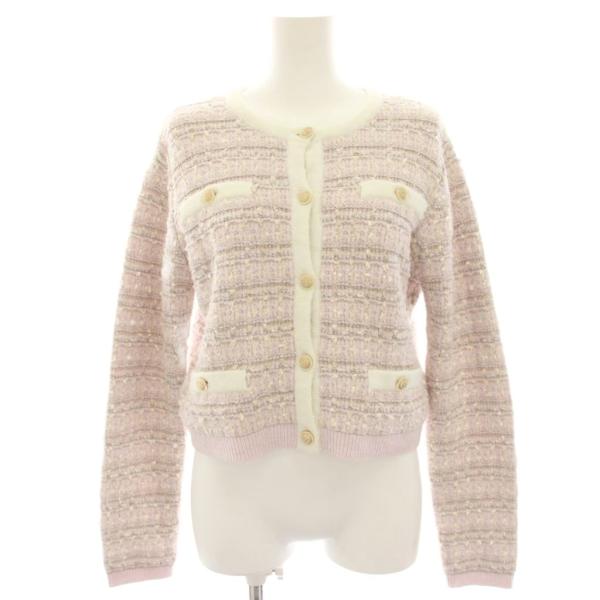 Her lip to ハーリップトゥ Bristol Tweed Knit Cardigan ツイード