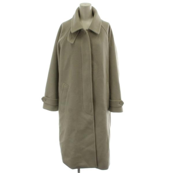 ユナイテッドアローズ A DAY IN THE LIFE UNITED ARROWS ステンカラーコート グレージュ 無地 長袖 ロング丈 6425-6-000009 /GG67 レディー