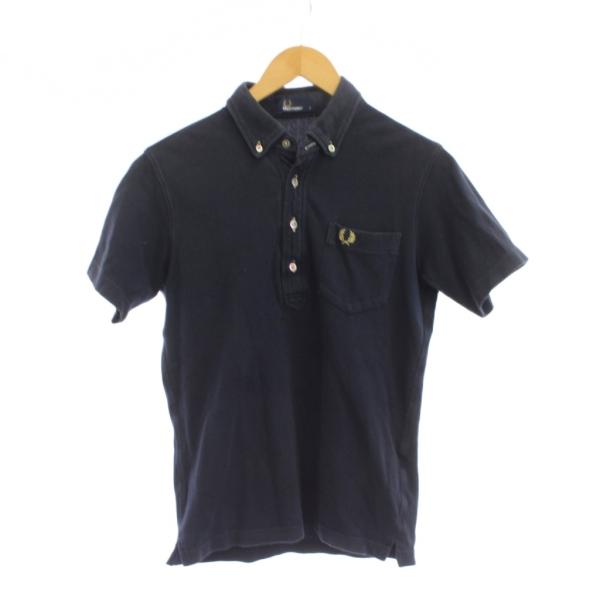 FRED PERRY（フレッドペリー） ポロシャツ S 紺 半袖 胸ポケット /JP57