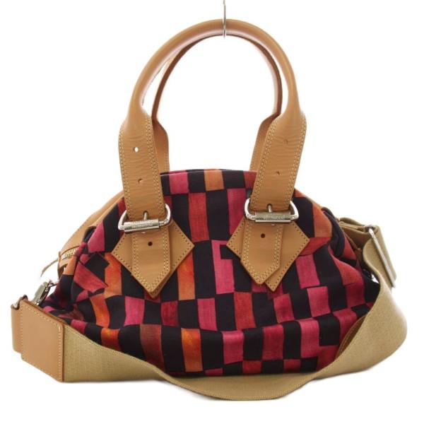 ヴィヴィアンウエストウッド Vivienne Westwood ヤスミン ハンドバッグ ショルダーバッグ 総柄 ピンク 黒 ブラック /TK 1 レディース
