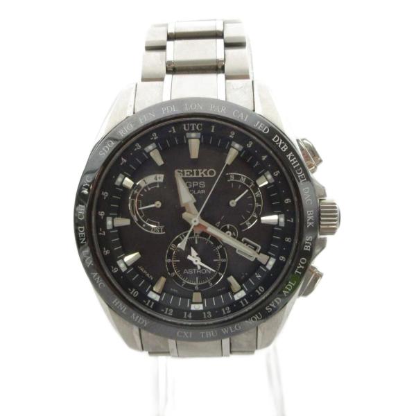 セイコー アストロン 8Xシリーズ デュアルタイム 腕時計 クロノグラフ