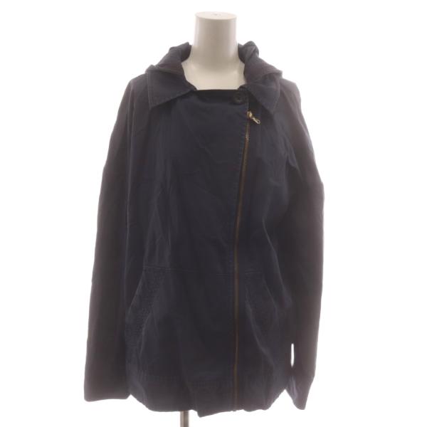 マークバイマークジェイコブス MARC by MARC JACOBS ジップアップジャケット ジャンパー 上着 S 紺 ネイビー 長袖 フード /RR