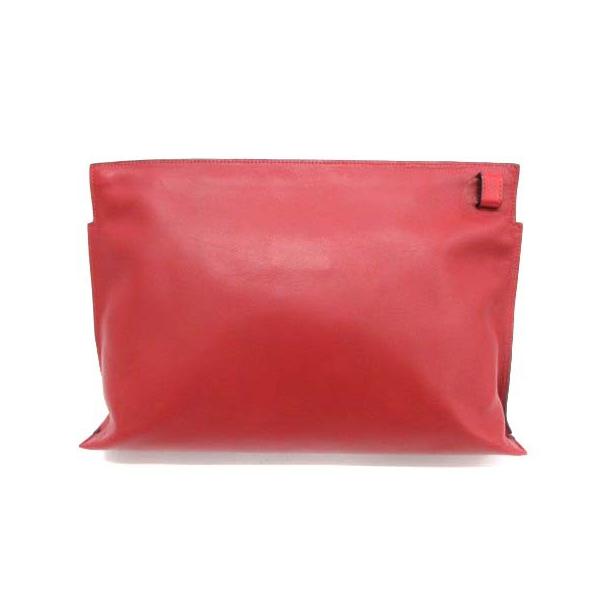 ロエベ LOEWE クラッチバッグ リピート レザー 赤 /EK レディース【中古】【ベクトル 古着】 ロエベ LOEWE クラッチバッグ リピート レザー 赤 /EK レディース【中古】【ベクトル 古着】