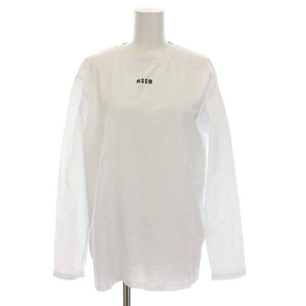 エムエスジーエム MSGM Tシャツ カットソー ロンT クルーネック