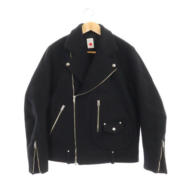 中古 マーカ Marka ビッグライダースジャケット ニット ジップアップ 中綿 1 黒 ブラック My Os H メンズ ベクトル 古着 081 ブランド古着販売のベクトル 通販 Yahoo ショッピング