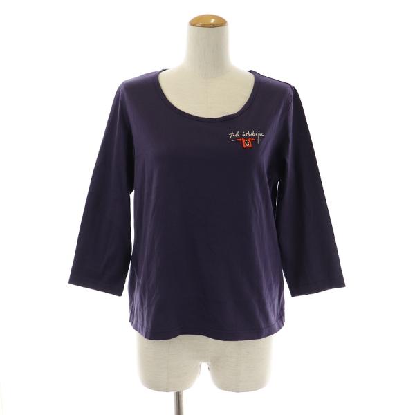 ☆サイズ50☆CASTELBAJAC☆半袖Tシャツ カットソー 紫 T2497