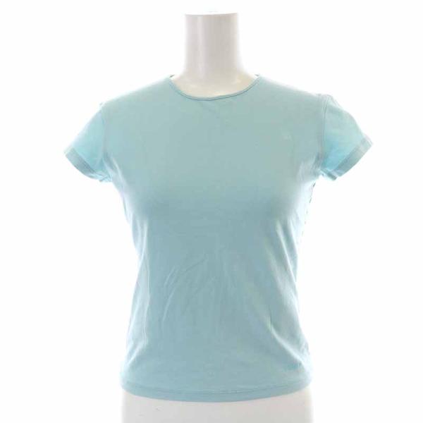 フェンディ FENDI Tシャツ カットソー Uネック ロゴ 半袖 I40 M 水色 ライトブルー /YI5 GY09 レディース :081-902307200281:ブランド古着販売のベクトル 通販 グッチ GUCCI Tシャツ カットソー 半袖 Vネック XS 黒 ブラック NW17 ■GY09 レディース