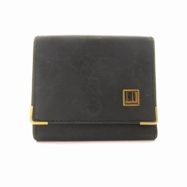 dunhill ダンヒル コインケース 小銭入れ ボックス型 黒