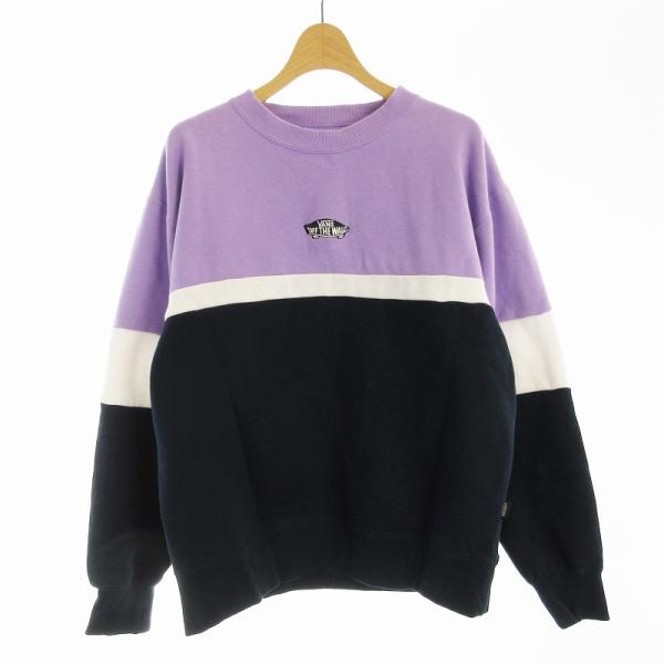 VANS バンズ OFF THE WELL トレーナー スウェット ボーダー ロゴ VANS バンズ OFF THE WELL トレーナー スウェット ボーダー ロゴ