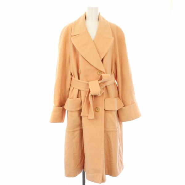 ハロッズ Harrods ロングコート ウール アンゴラ 3 オレンジ 10550402  