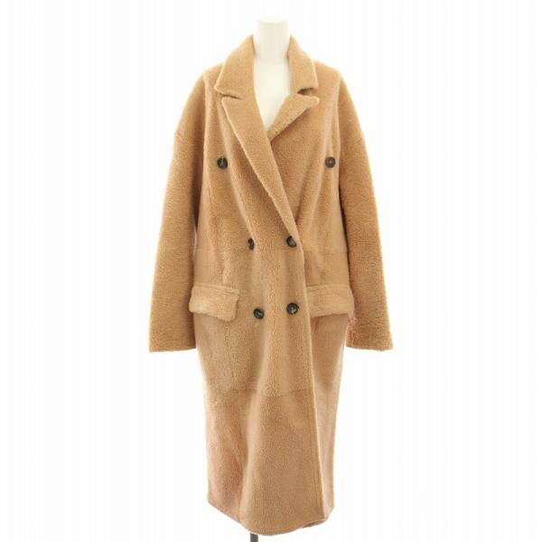 【中古】プロタゴニスタ メリノカーリーウールアウトコート チェスターコート I40 ベージュ A6126SH ▲H レディース プロタゴニスタ PROTAGONISTA メリノカーリーウールアウトコート