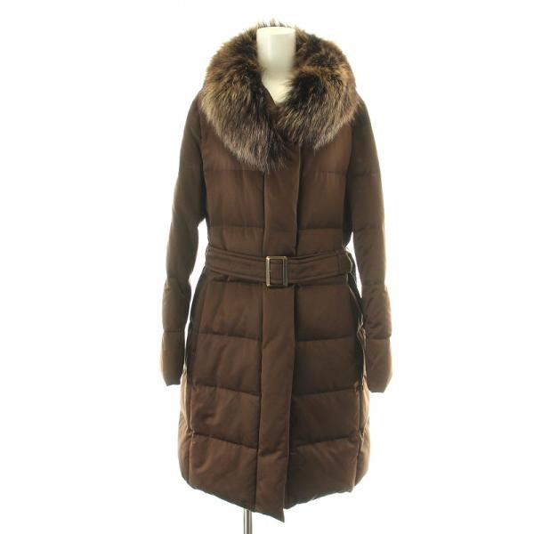 バーバリー ロンドン BURBERRY LONDON ダウンコート ロング ジップ