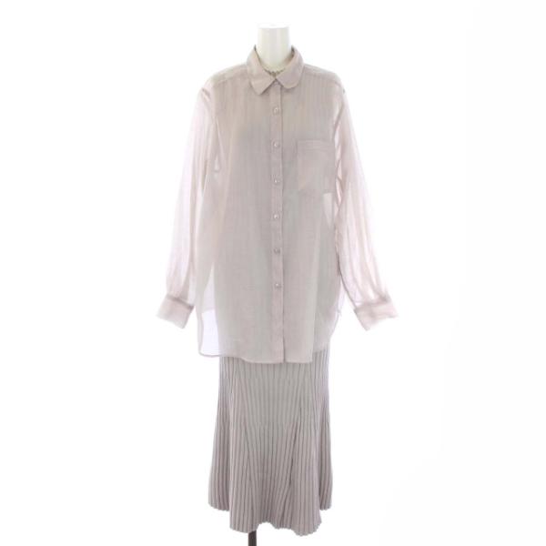 Apuweiser-riche アプワイザーリッシェ 22SS シアーシャツset