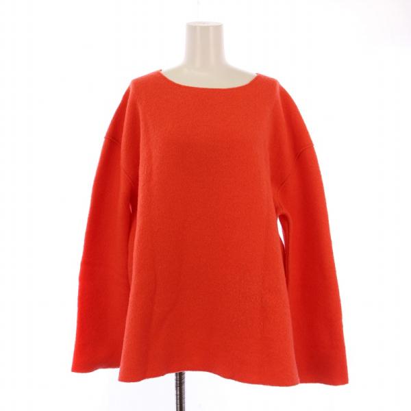 美品 yori ヨリ 圧縮ニットプルオーバー クルーネック セーター YR2235-130AW サイズF アイボリー レディース 古着 中古 USED ヨリ yori 22AW 圧縮ニットプルオーバー セーター 長袖 厚手 ウール F