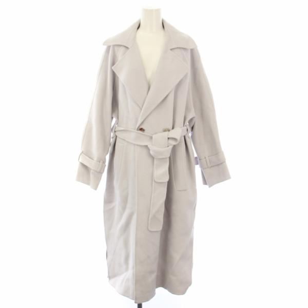 grace class グレースクラス トレンチコート ブラック36 B9462 グレースクラス GRACE Class ロングコート ベルト アウター 36 グレー