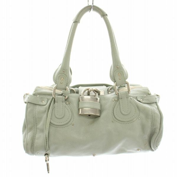 希少 Chloe クロエ 2way パディントン ハンドバッグ ネイビー Chloe - 希少 Chloe クロエ 2way パディントン ハンドバッグ