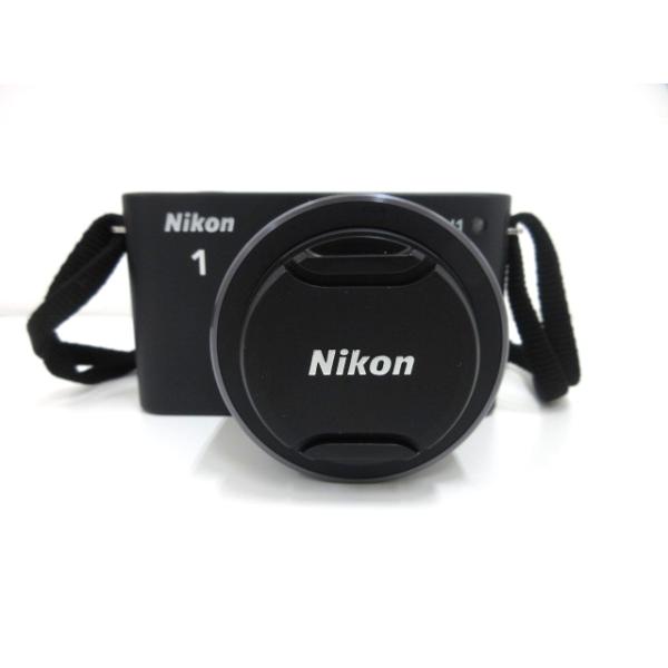 ニコン Nikon 1 j1 ミラーレス一眼カメラ デジタルカメラ レンズ 10-30mm/30-110mm ブラック 充電器付 バッグ付 【実寸サイズ】ボディ　10.5cm×6.1cm　※実寸サイズに関しては、この商品の出品者の平置きの状...