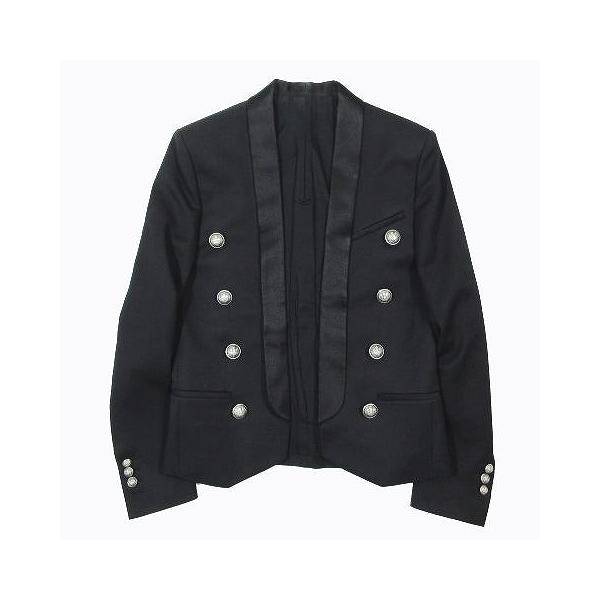 バルマン BALMAIN ナポレオン ジャケット エンブレム ダブルボタン