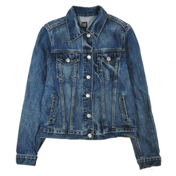 GAP ギャップ デニムジャケット Gジャン ウォッシュ加工 GAP ギャップ デニムジャケット Gジャン ウォッシュ加工