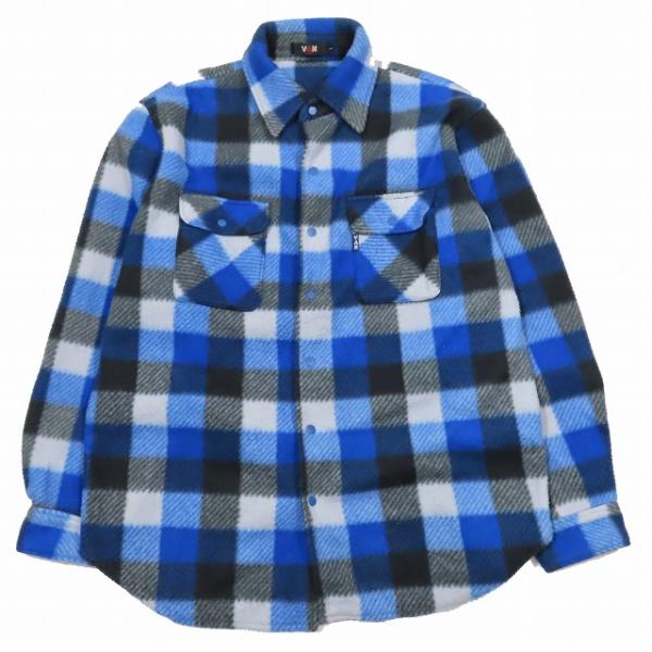 ヴァン ヂャケット VAN JAC チェック シャツジャケット ブルゾン L
