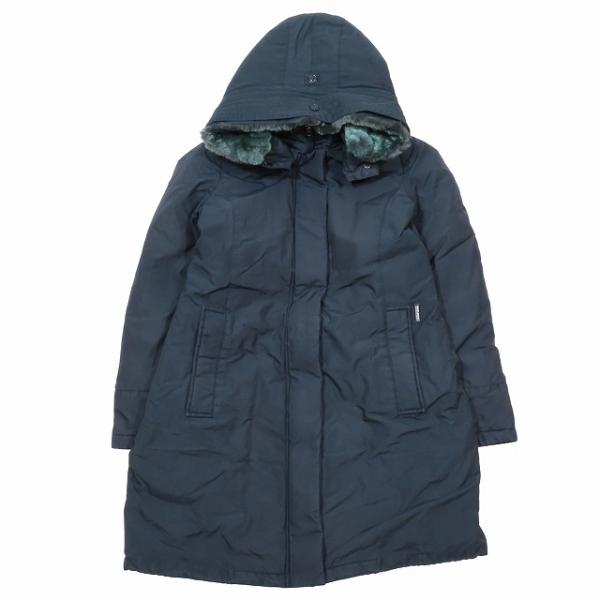 定価25万円 ウールリッチ RAMAR CLOTH ラビットファーダウンコート ウールリッチ WOOLRICH RAMAR CLOTH ダウンコート ミリタリー