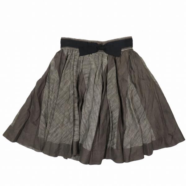 ルルロジェッタ ルールロジェット leur logette リネン混 リボン  