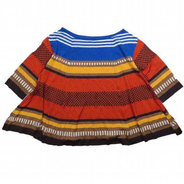 12SS プリーツプリーズ PLEATS PLEASE イッセイミヤケ ボーダー柄  