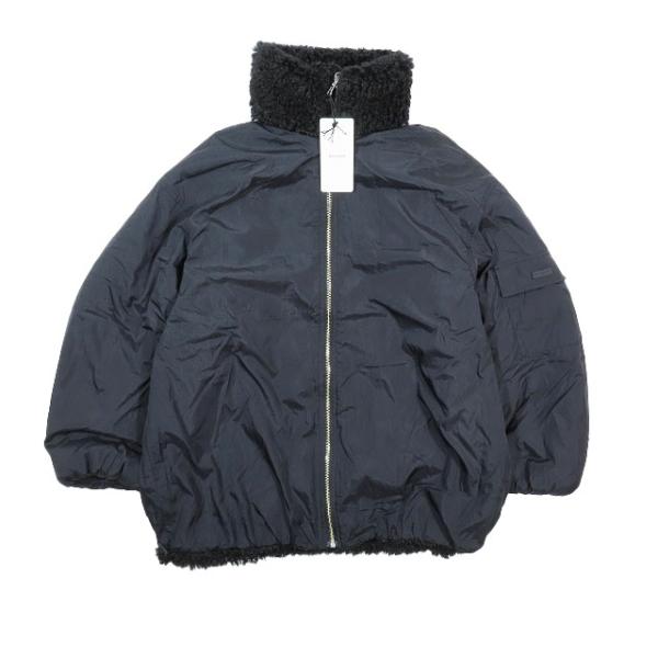 black by moussy リバーシブルボアアウター BLACK BY MOUSSY（ブラックバイマウジー）の「reversible boa