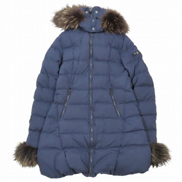 TATRAS ATELIER タトラス　ペイズリー　ダウンコート　ネイビー TATRAS タトラス ダウンコート 表記サイズ02 ネイビー 店舗受取可