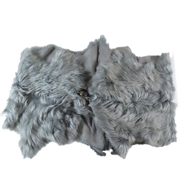 Karl donoghue ラムスキン　ショール カールドノヒュー KARL DONOGHUE ラムレザー 羊革 ファー マフラー