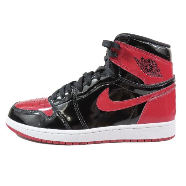 NIKE Air Jordan 1 パテットブレッド 30cm エナメル NIKE Air Jordan 1 High OG 