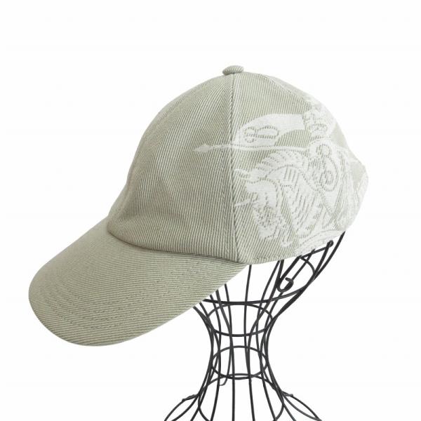 BURBERRY ベージュ キャップ BURBERRY バーバリー 美品 24AW EKD Cotton Blend Baseball Cap