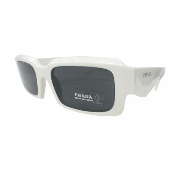 【値下げ！】PRADA スクエア型サングラス Prada Eyewear プラダ シンボル スクエアサングラス | ブラック