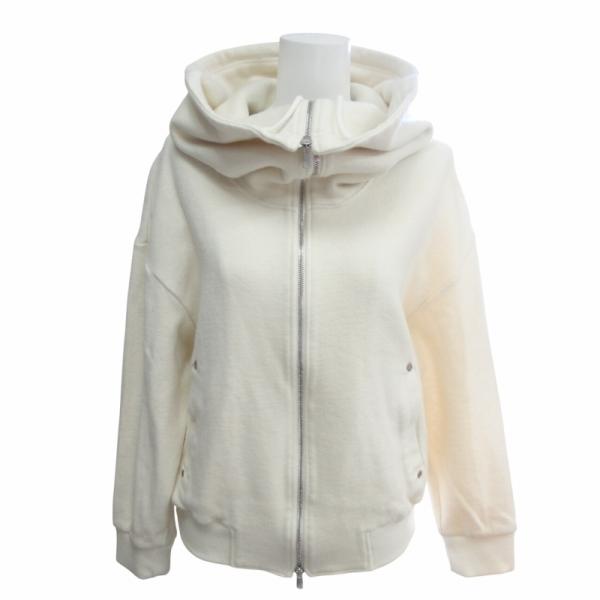 【着用4回】ダブルスタンダードクロージング　ウールダンボールパーカー　ホワイト DOUBLE STANDARD CLOTHING（ダブルスタンダードクロージング）の