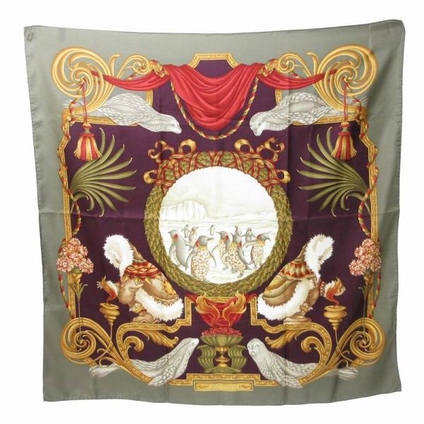 FERRAGAMO サルヴァトーレフェラガモ Salvatore Ferragamo 大判 シルク