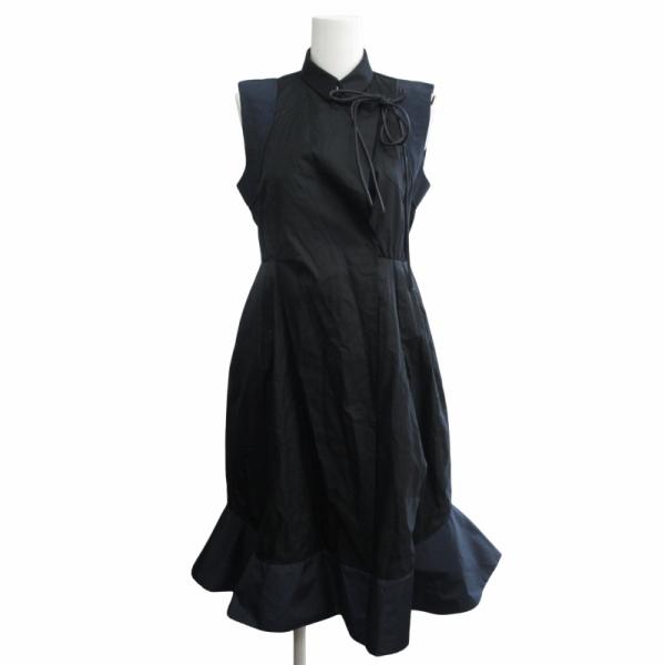 サカイ sacai 18AW Sleeveless Cotton Dress 14-01962 ノースリーブ