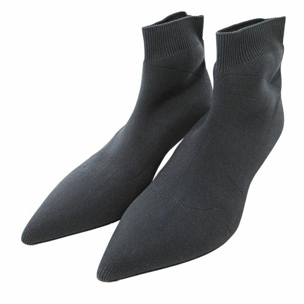 PRADA（プラダ） ニット ソックスブーツ ショートブーツ ポインテッド