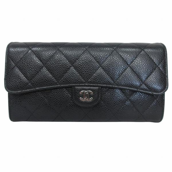 CHANEL（シャネル） CHANEL A80758 長財布 マトラッセ キャビアスキン