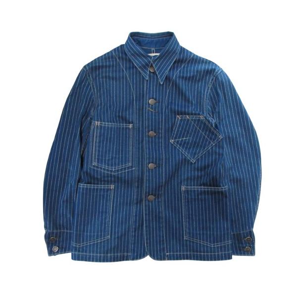 ダブルアールエル RRL ラルフローレン WABASH STRIPE RAILROAD JACKET